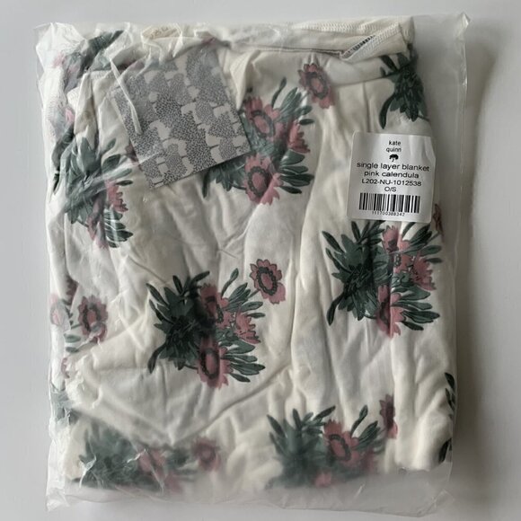 Kate Quinn Pink Calendula Bamboo Baby Swaddle - Picture 6 of 6